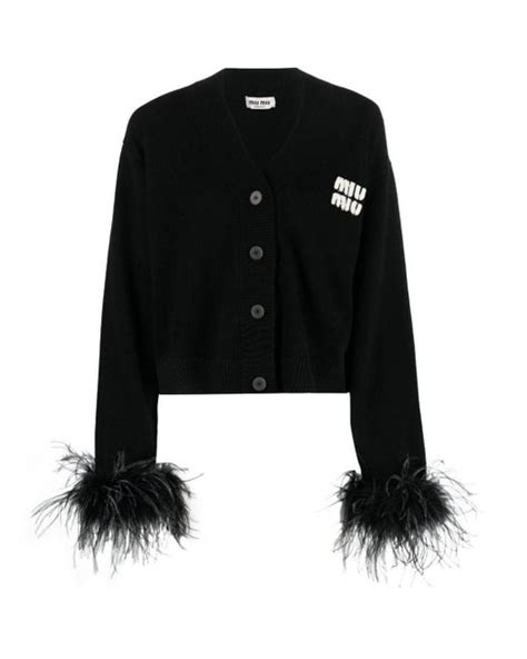 miu miu feather|Black Feather.